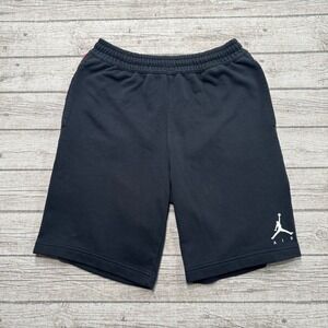 Air Jordan Shorts Men's Medium Black Standard Fit Basketball Athletic Sportswear